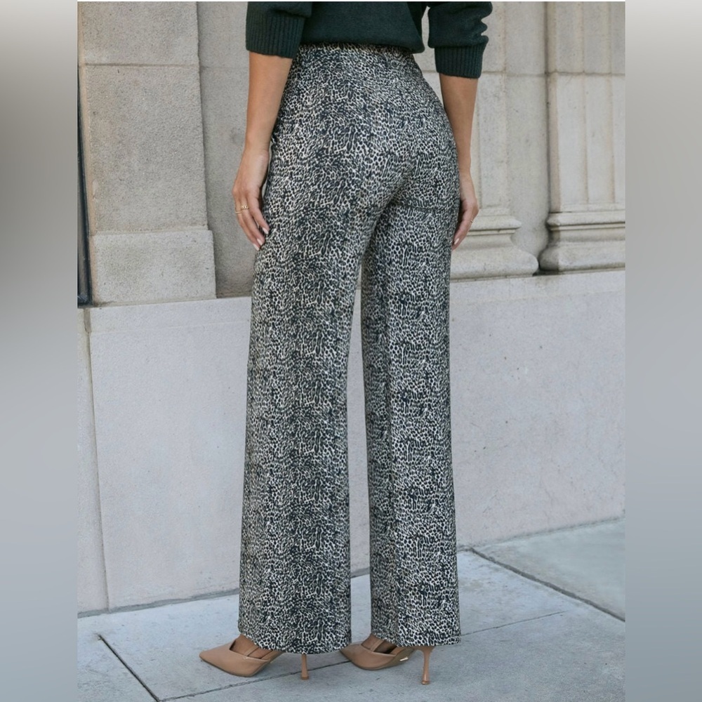 🐆VICI Talk Of The Town Leopard Print Pants🐆SZ XS - Picture 4 of 15